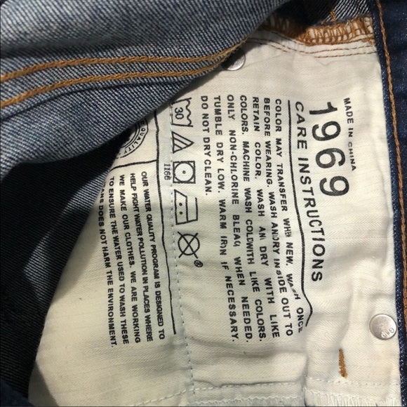 New Gap 1969 Real Straight Distressed Blue Jeans - Picture 7 of 13
